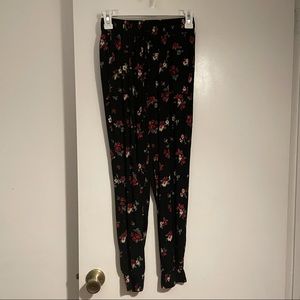 Hollister floral joggers